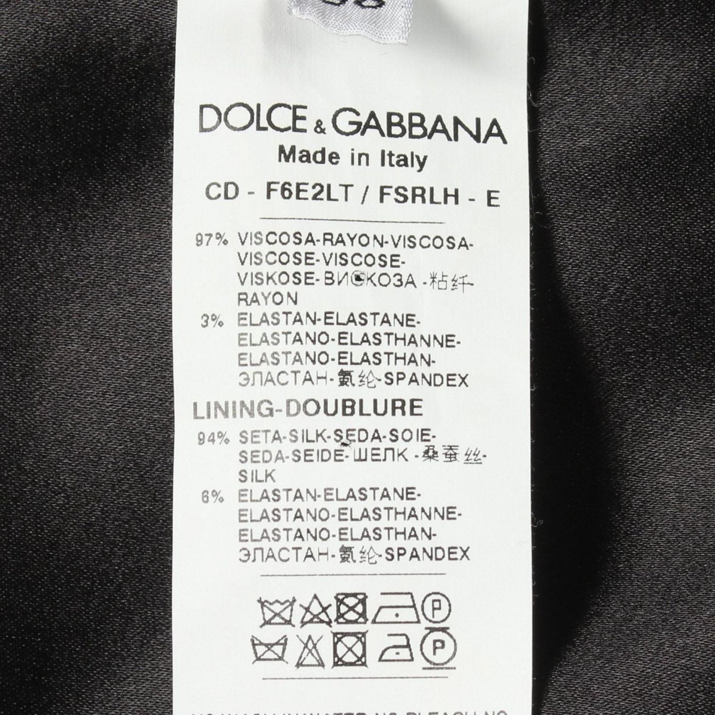 Dolce & Gabbana Dress Tomato Can Pattern Long Sleeve Rayon — view 4