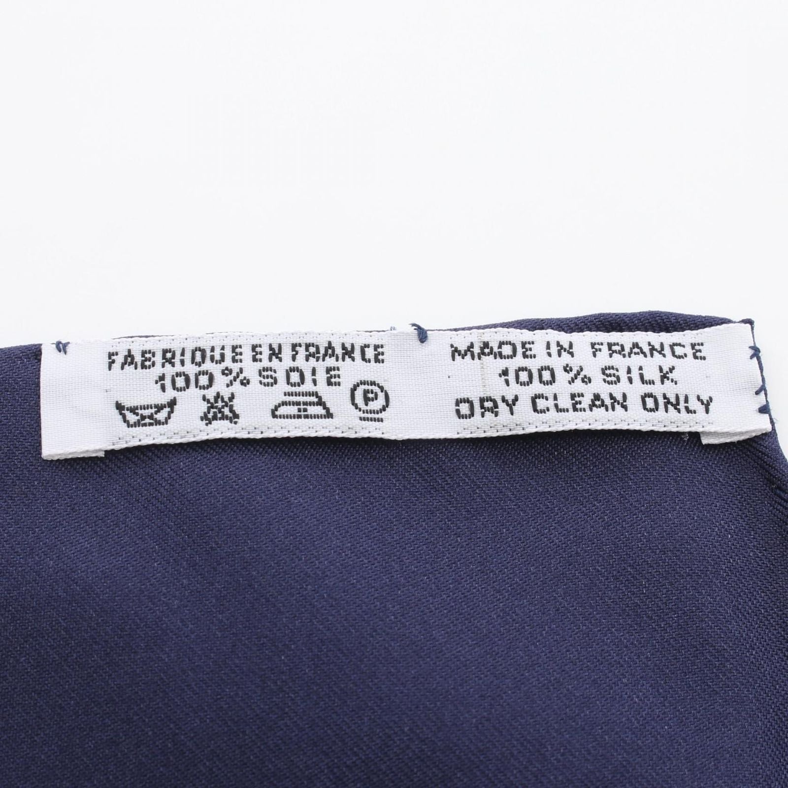 Hermes Scarf Carre 90 Cavaliers Peuls Navy Silk — view 3
