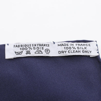 Hermes Scarf Carre 90 Cavaliers Peuls Navy Silk — view 3