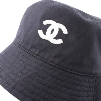 Chanel CC Logo Reversible Bucket Hat BK — view 6