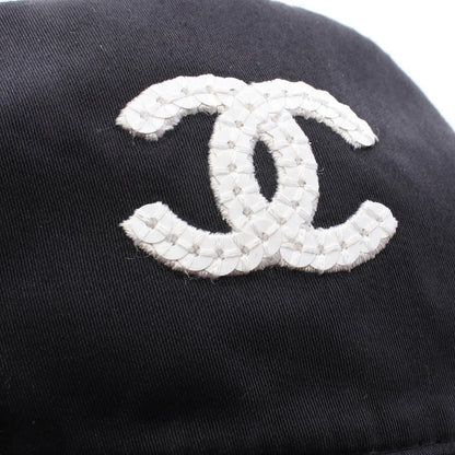Chanel CC Logo Reversible Bucket Hat BK — view 7