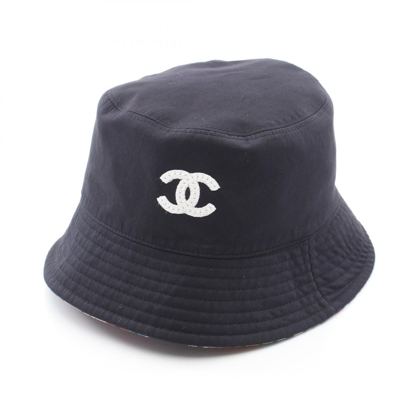 Chanel CC Logo Reversible Bucket Hat BK