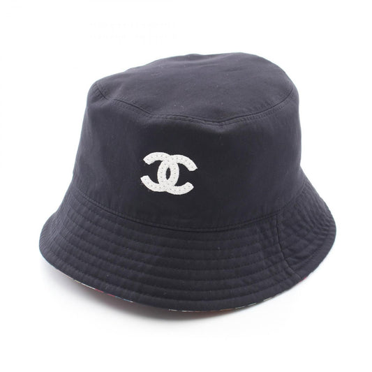 Chanel CC Logo Reversible Bucket Hat BK