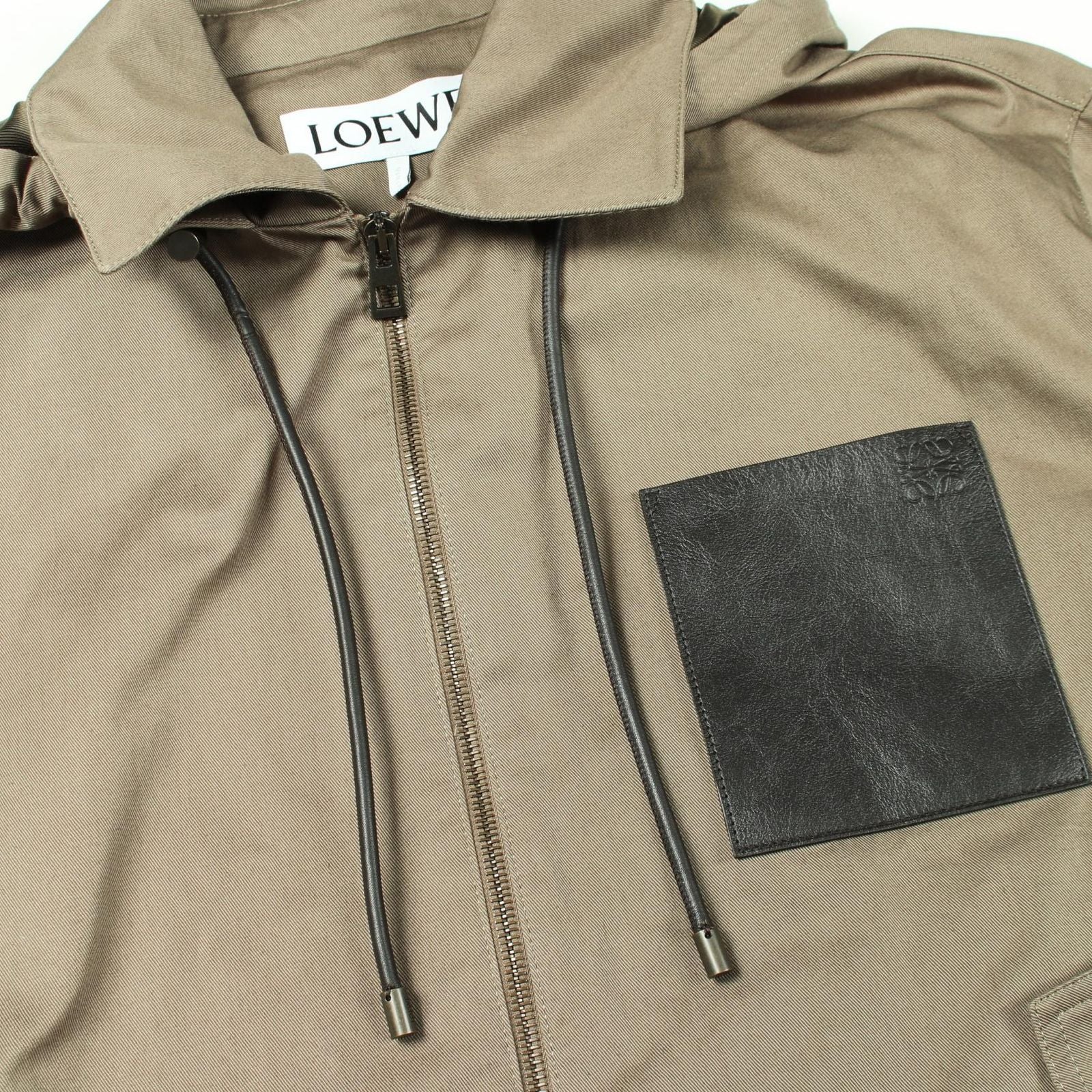 Loewe Jacket Hoodie Khaki — view 6