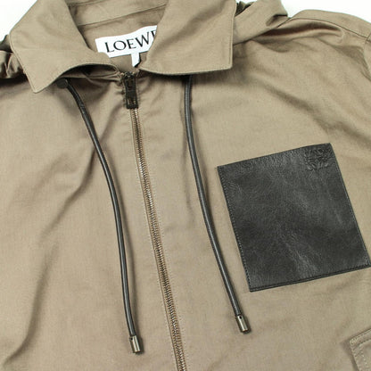 Loewe Jacket Hoodie Khaki — view 6