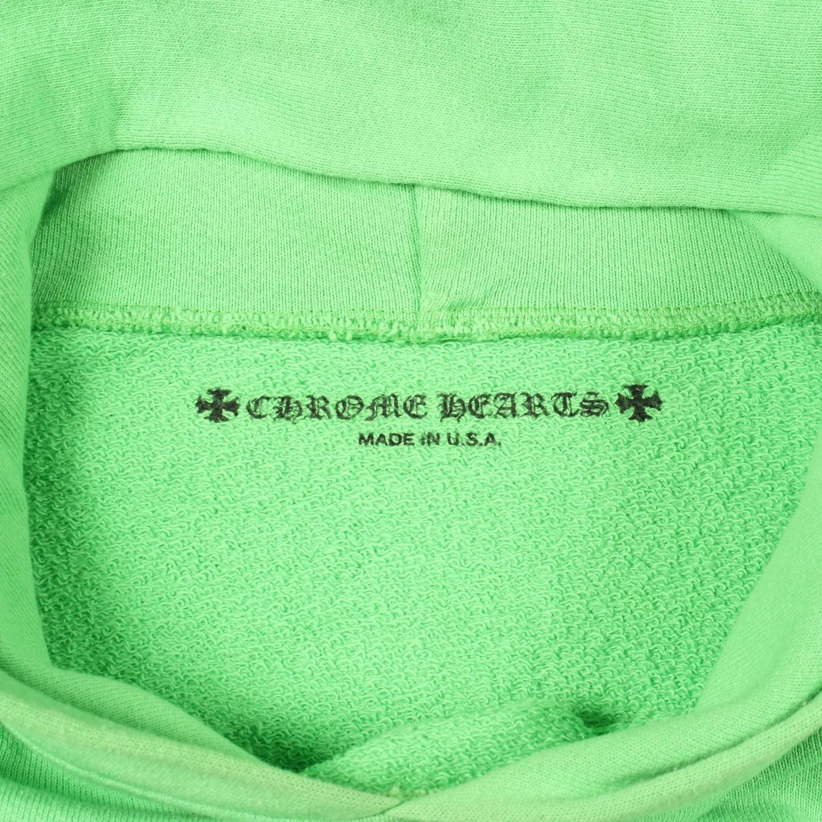 Chrome Hearts Hoodie Matty Boy Sex Records Green Cotton — view 3