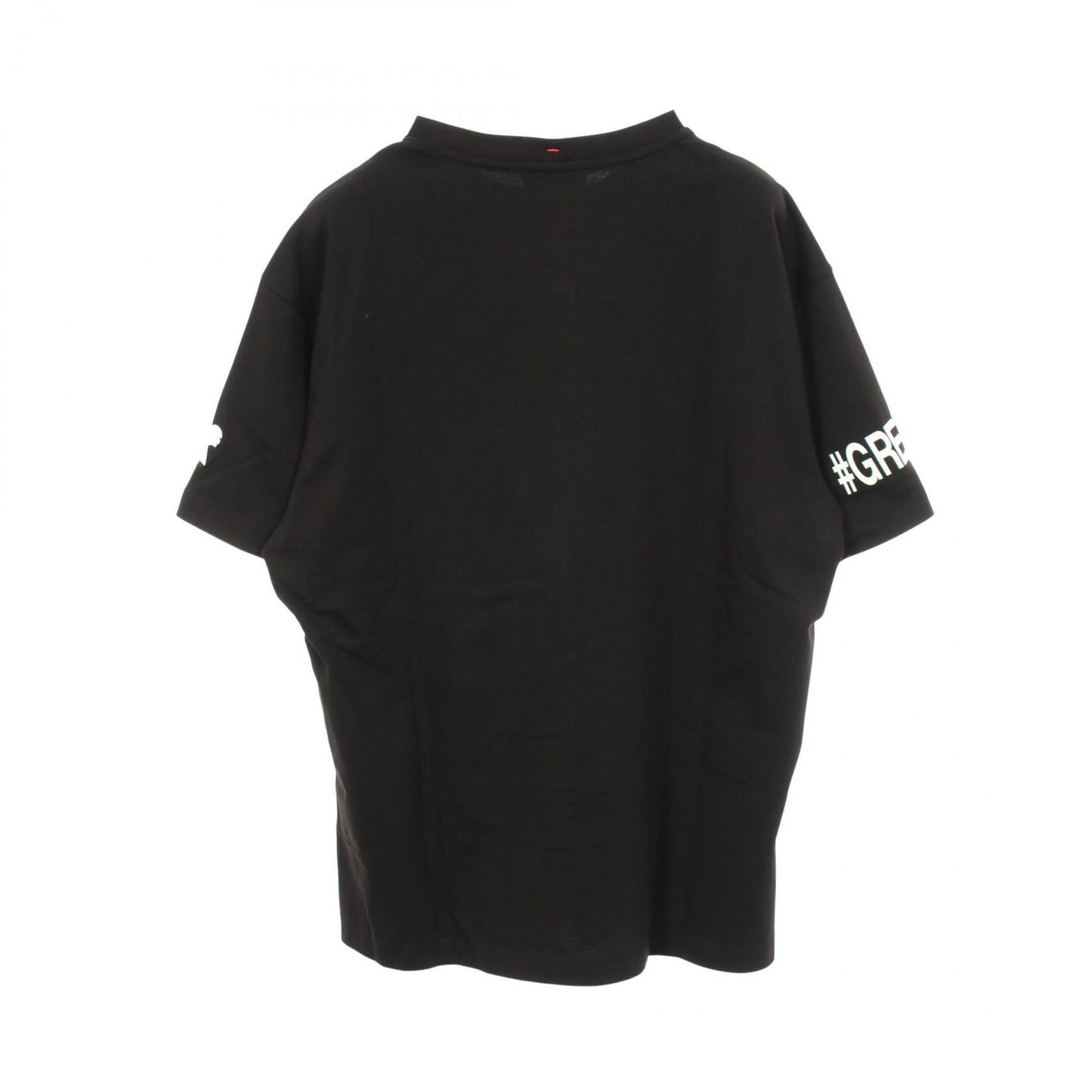 Moncler Grenoble Short Sleeve T-Shirt Logo Print Crew Neck Black Cotton — view 2