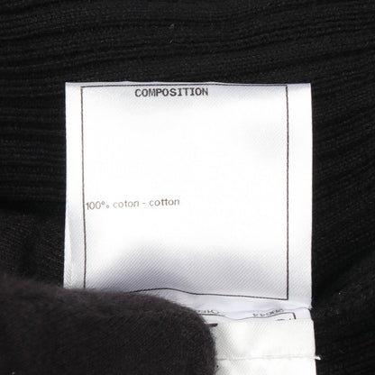 Chanel Top Logo Short Sleeve Black Cotton — view 4