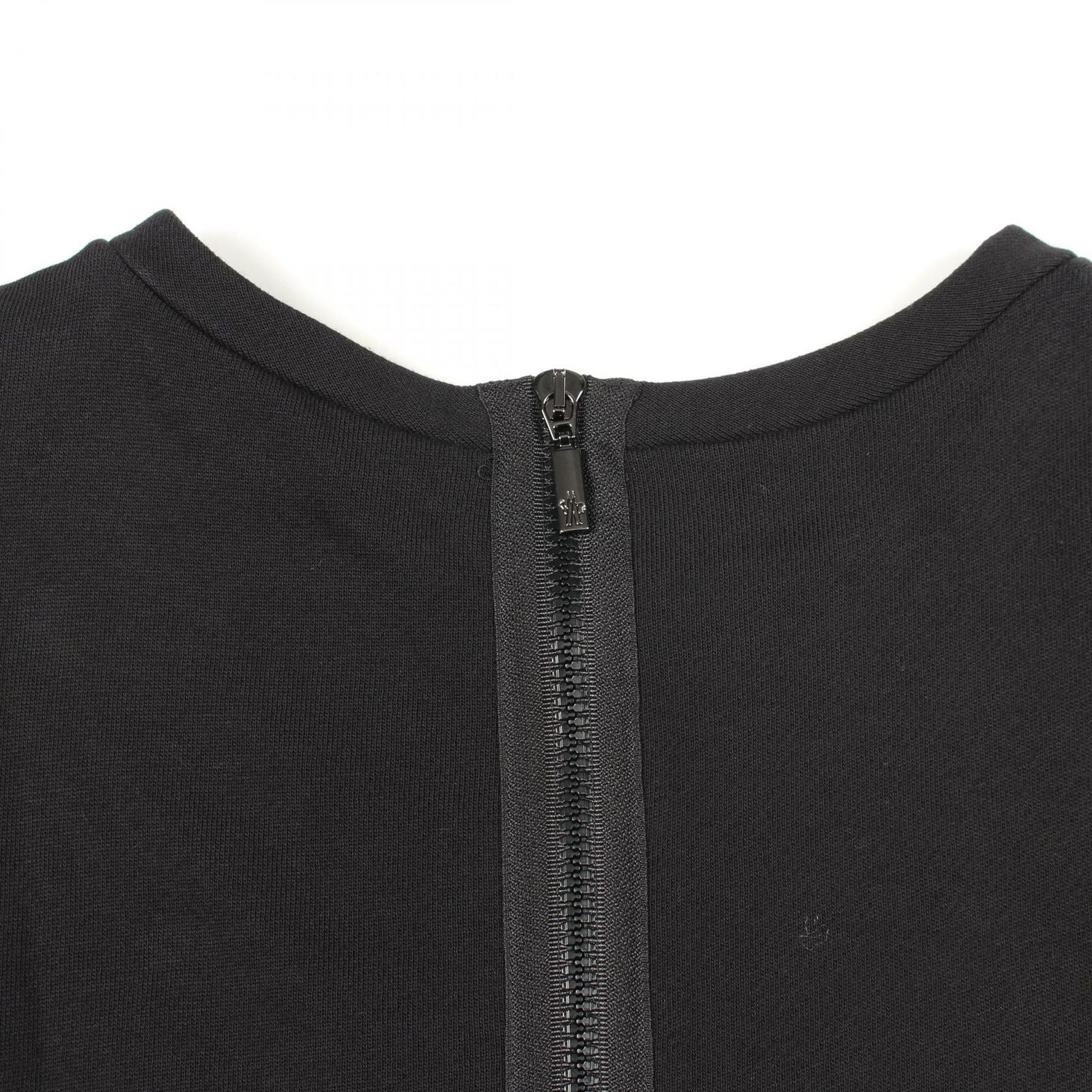Moncler Dress Ruffle Switch Short Sleeve Cotton Wool — view 7