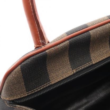 Fendi Handbag Pecan Brown Canvas Leather — view 8