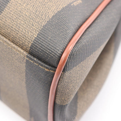 Fendi Handbag Pecan Brown Canvas Leather — view 7
