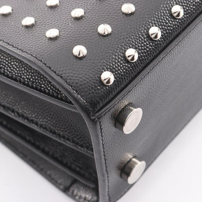 Saint Laurent Paris Handbag Classic Nano Sac de Jour Studs 2-Way Black Leather — view 7