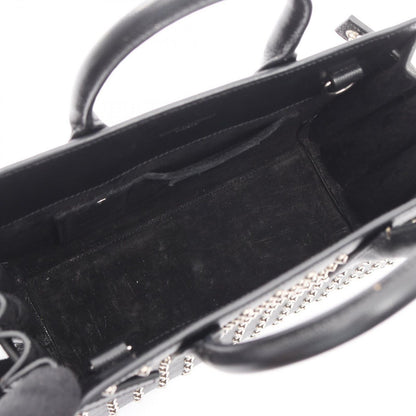 Saint Laurent Paris Handbag Classic Nano Sac de Jour Studs 2-Way Black Leather — view 3