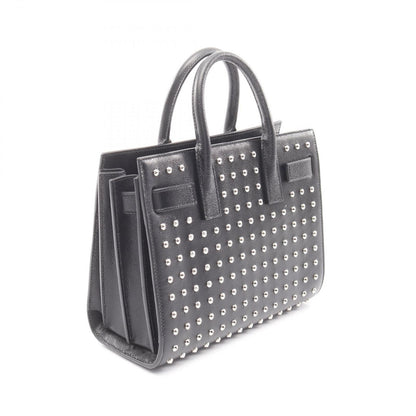 Saint Laurent Paris Handbag Classic Nano Sac de Jour Studs 2-Way Black Leather — view 2