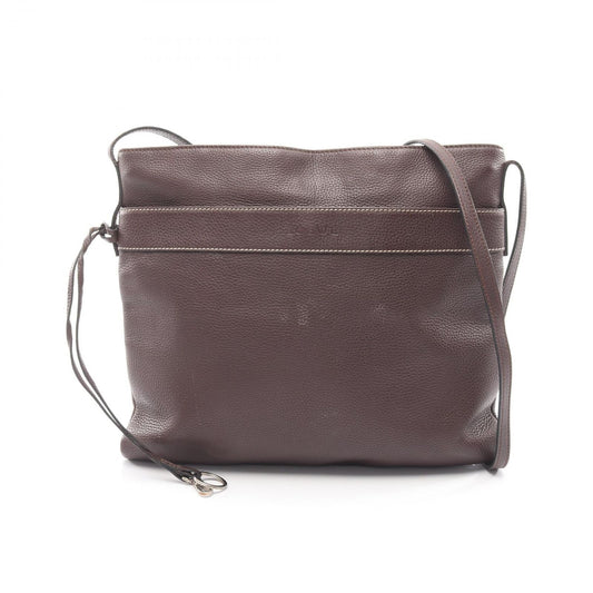 Loewe Shoulder Bag Brown Leather