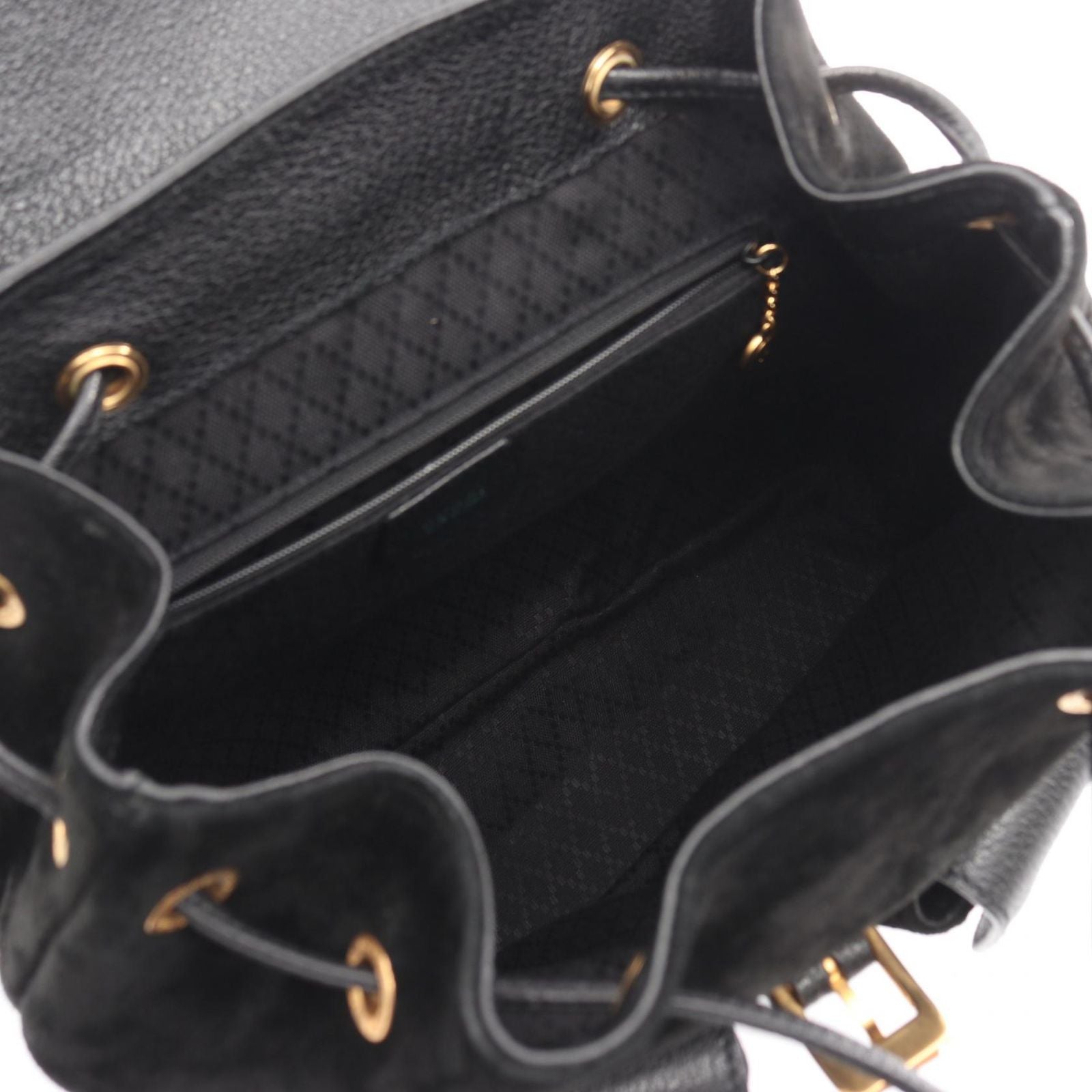 Gucci Backpack Bamboo 003 Black Suede Leather — view 3