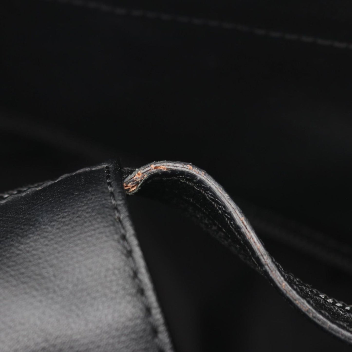 Chanel Tote Paris Biarritz MM Black Leather Canvas — view 9