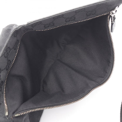Gucci Waist Bag GG Canvas Black — view 3