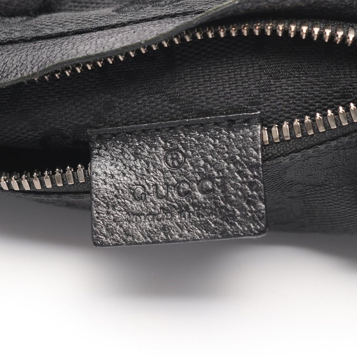 Gucci Waist Bag GG Canvas Black — view 4