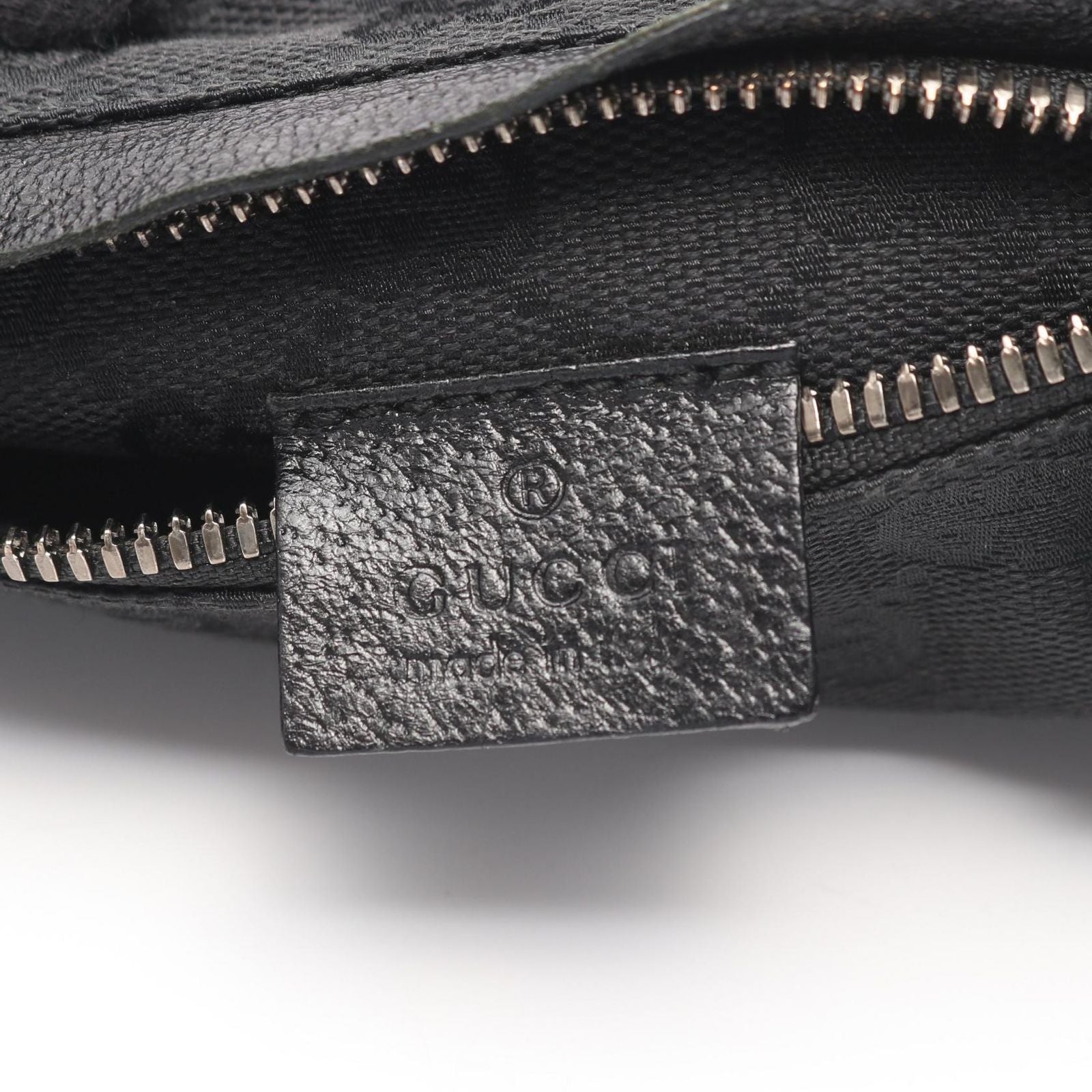 Gucci Waist Bag GG Canvas Black — view 4