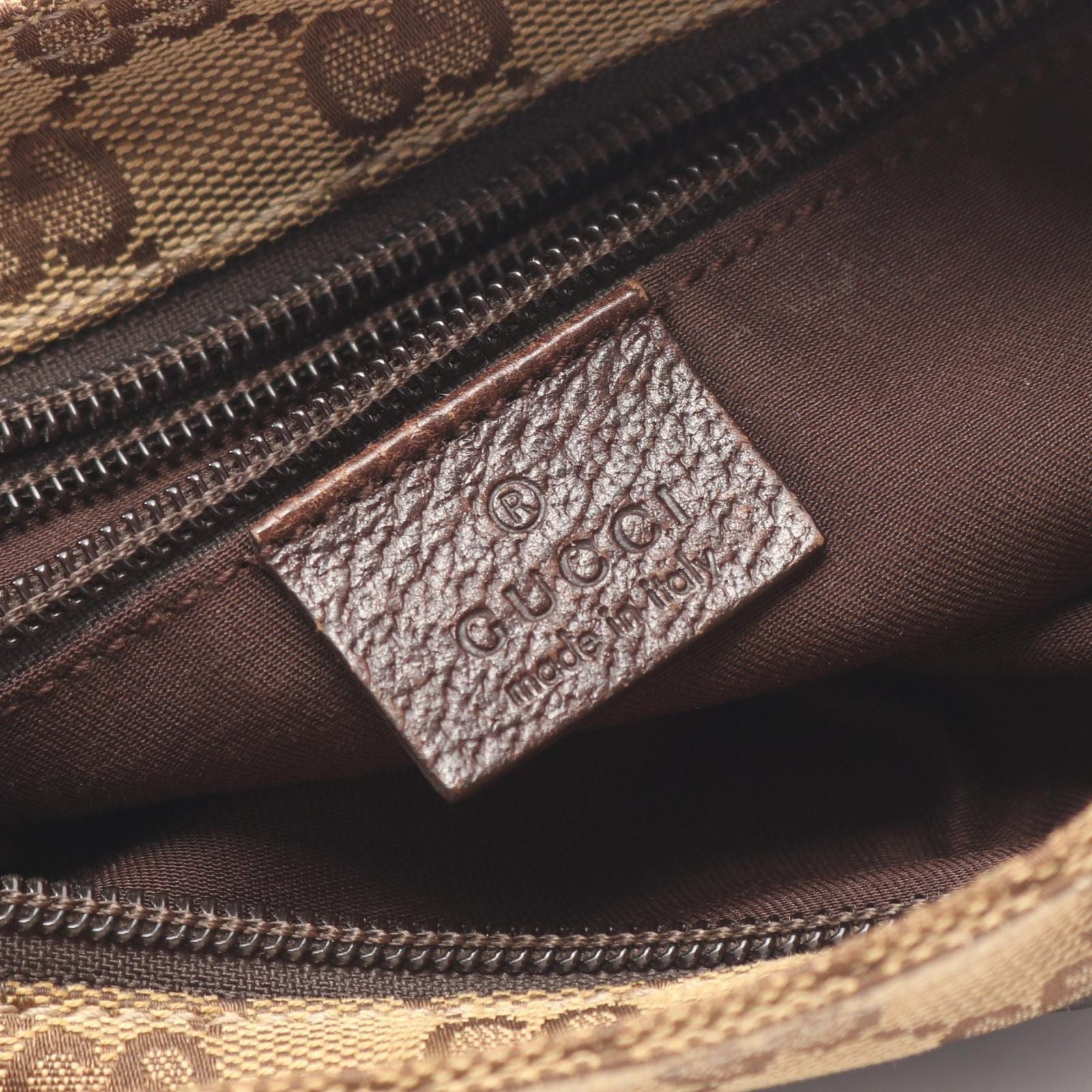 Gucci Shoulder Bag GG Canvas Sherry Line Beige Brown — view 4