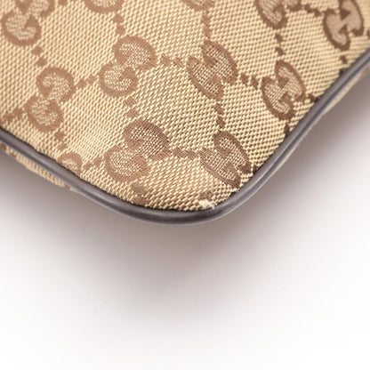 Gucci Shoulder Bag GG Canvas Sherry Line Beige Brown — view 5