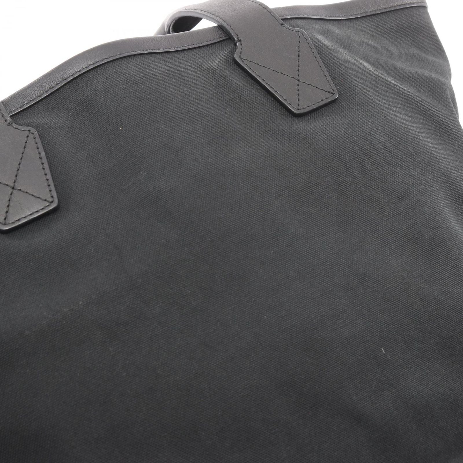 Balenciaga Tote Cities Paris Jumbo Black Canvas Leather Small — view 5