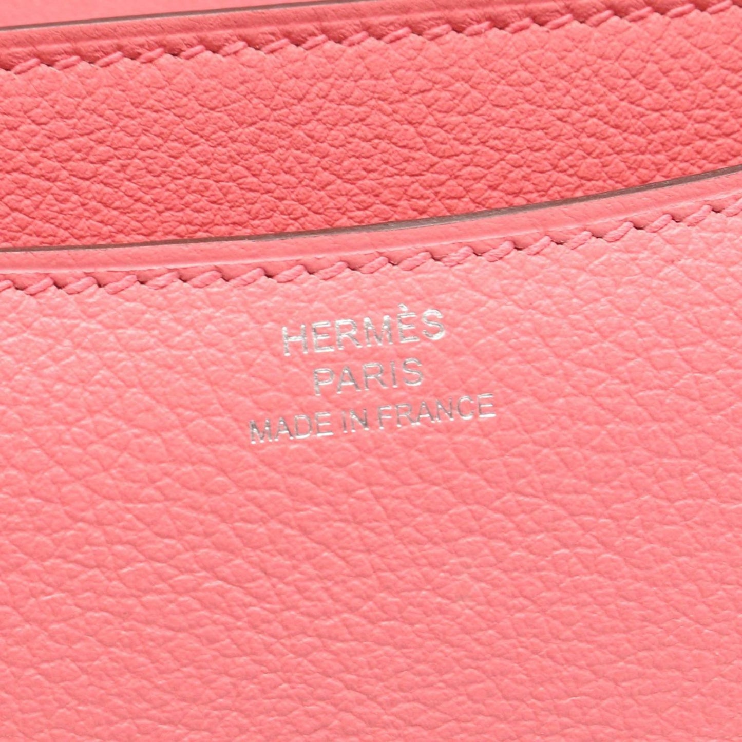 Hermes Shoulder Bag Constance 3 Mini Roseuete Leather — view 4