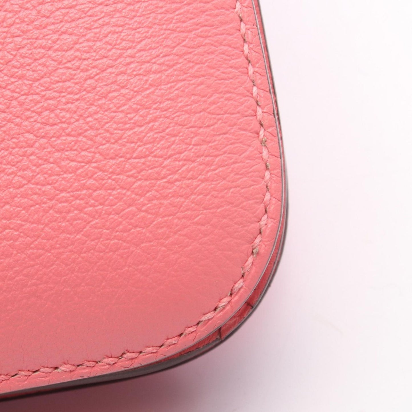 Hermes Shoulder Bag Constance 3 Mini Roseuete Leather — view 8