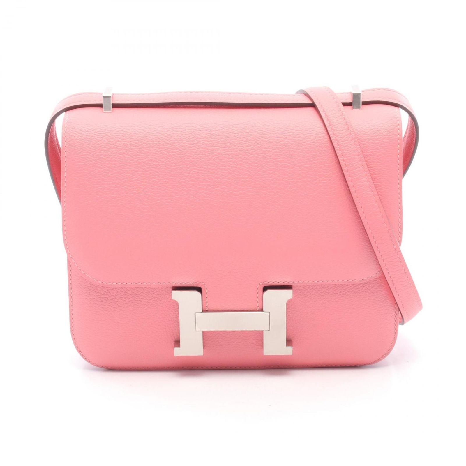 Hermes Shoulder Bag Constance 3 Mini Roseuete Leather