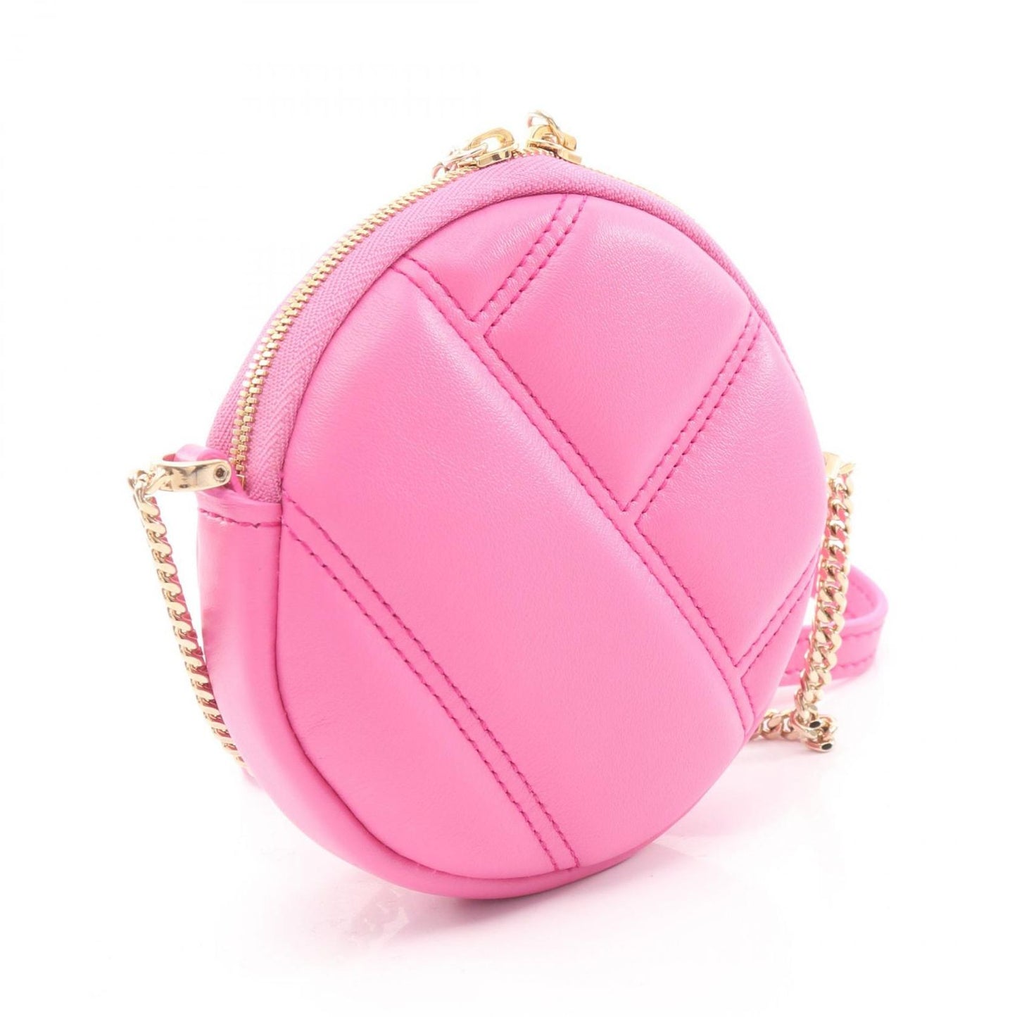 Bvlgari Shoulder Bag Serpenti Cabochon Mini Pochette Pink Leather — view 2