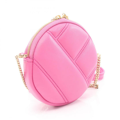 Bvlgari Shoulder Bag Serpenti Cabochon Mini Pochette Pink Leather — view 2