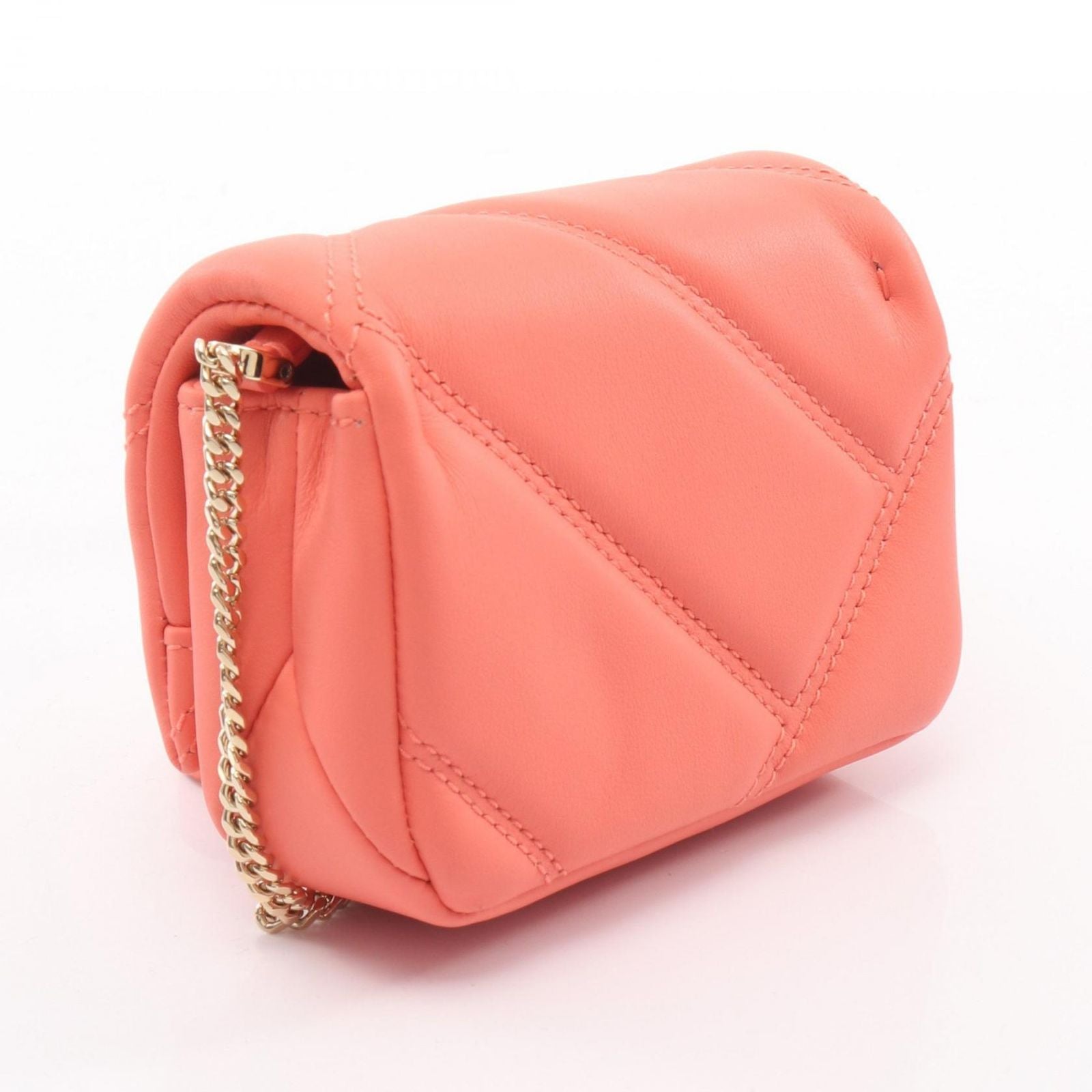 Bvlgari Shoulder Bag Serpenti Cabochon Micro Orange Leather — view 2