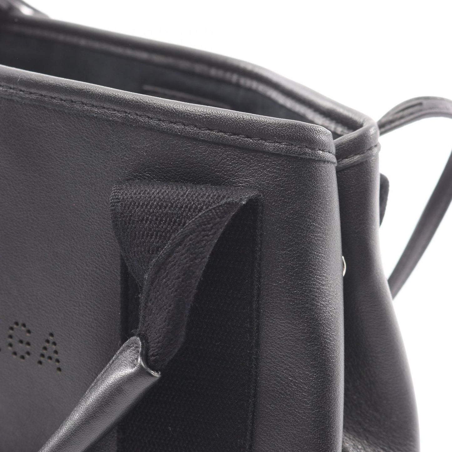 Balenciaga Handbag Navy Cabas XS 2-Way Black Leather — view 7