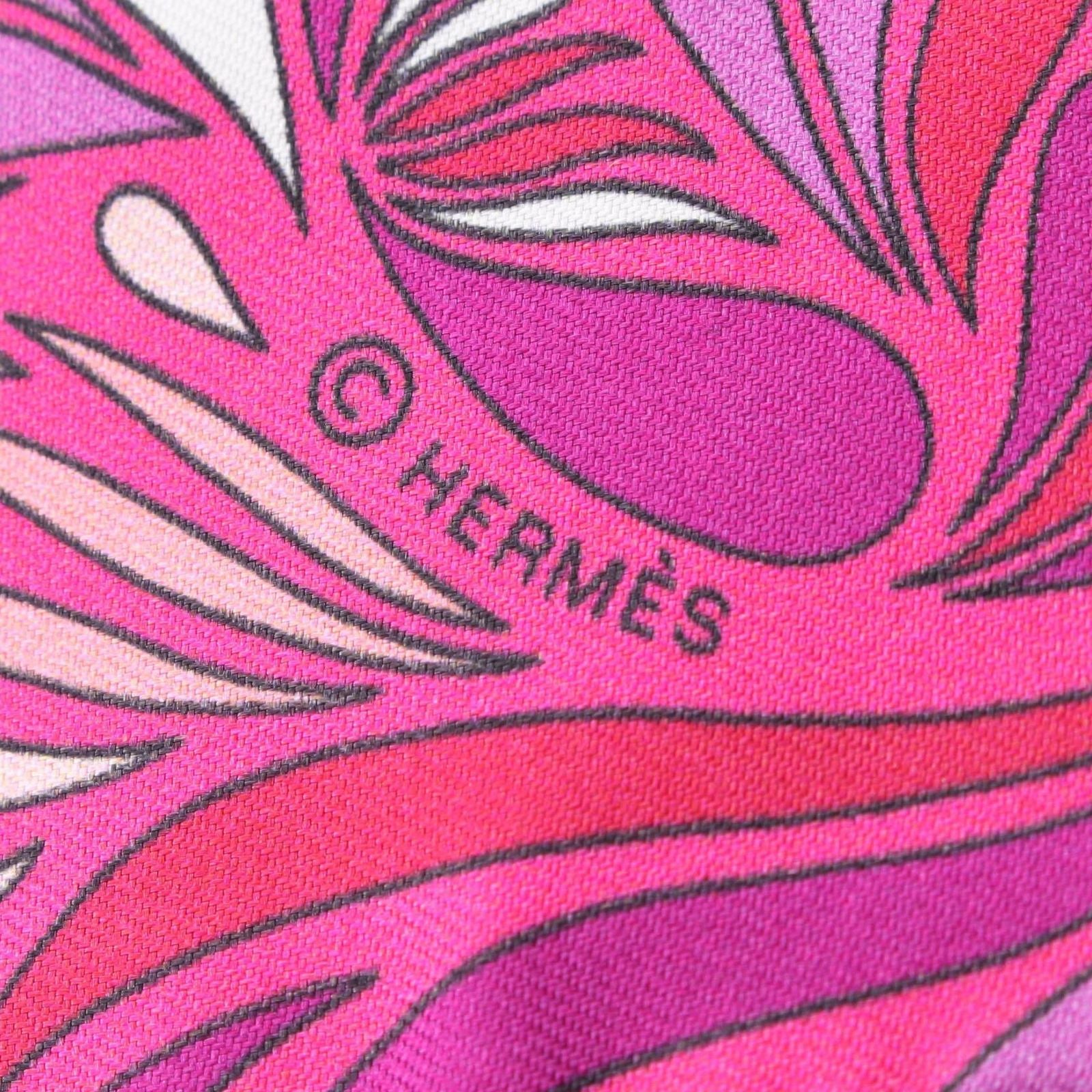Hermes Scarf Twill Millefleurs du Mexque Silk — view 4