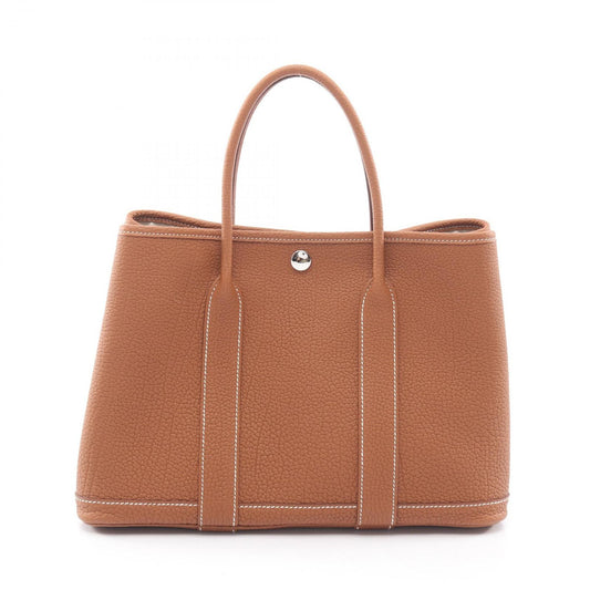 Hermes Tote Garden Party TPM Gold Leather