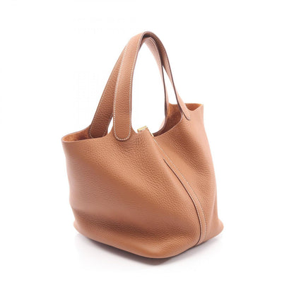 Hermes Handbag Picotin Lock MM Gold Leather — view 2