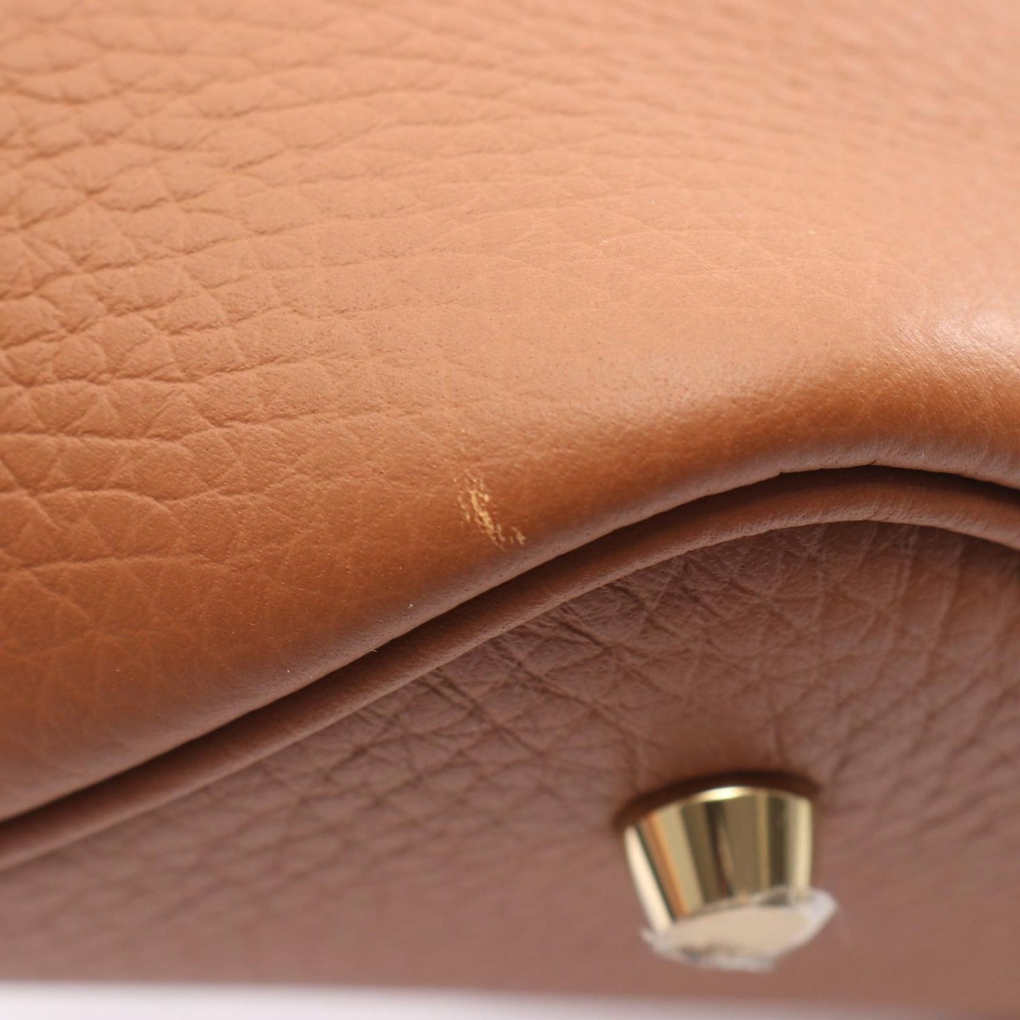 Hermes Handbag Picotin Lock MM Gold Leather — view 7