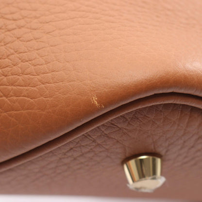 Hermes Handbag Picotin Lock MM Gold Leather — view 7