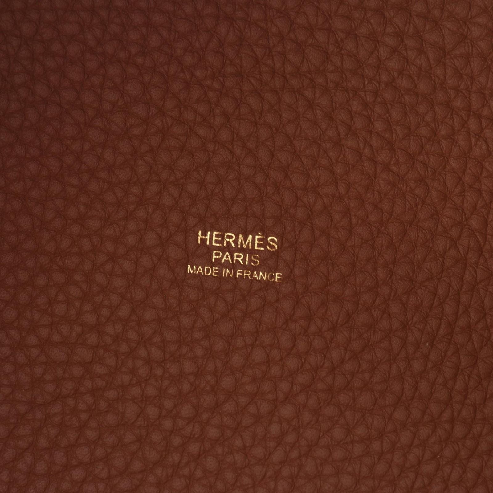 Hermes Handbag Picotin Lock MM Gold Leather — view 4