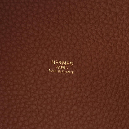Hermes Handbag Picotin Lock MM Gold Leather — view 4