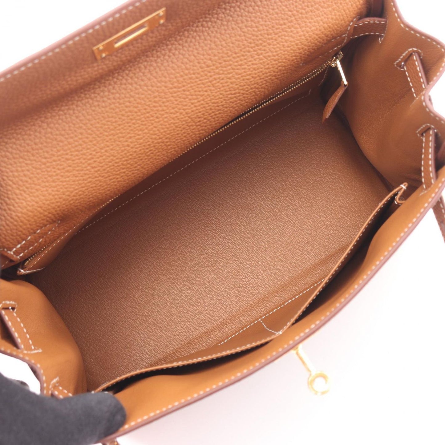 Hermes Handbag Kelly 28 Gold 2-Way — view 3