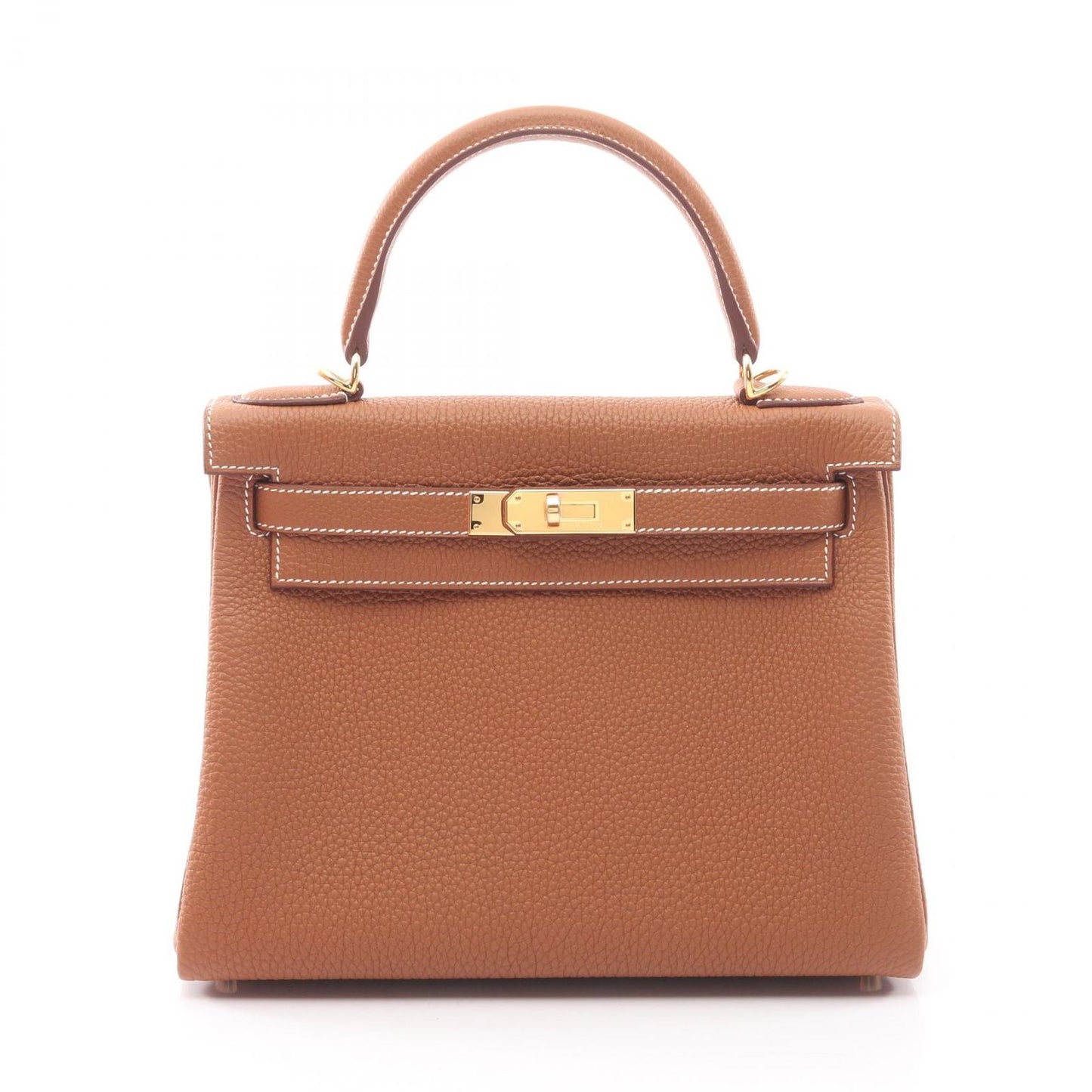 Hermes Handbag Kelly 28 Gold 2-Way