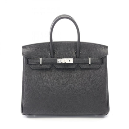 Hermes Handbag Birkin 25 Black Leather