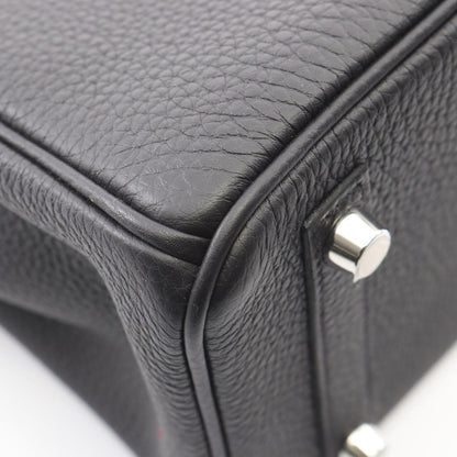 Hermes Handbag Birkin 25 Black Leather — view 6