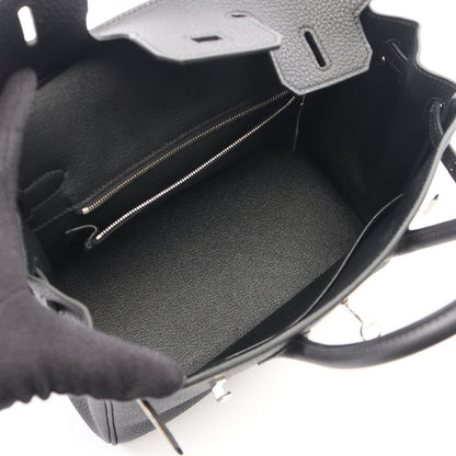 Hermes Handbag Birkin 25 Black Leather — view 3