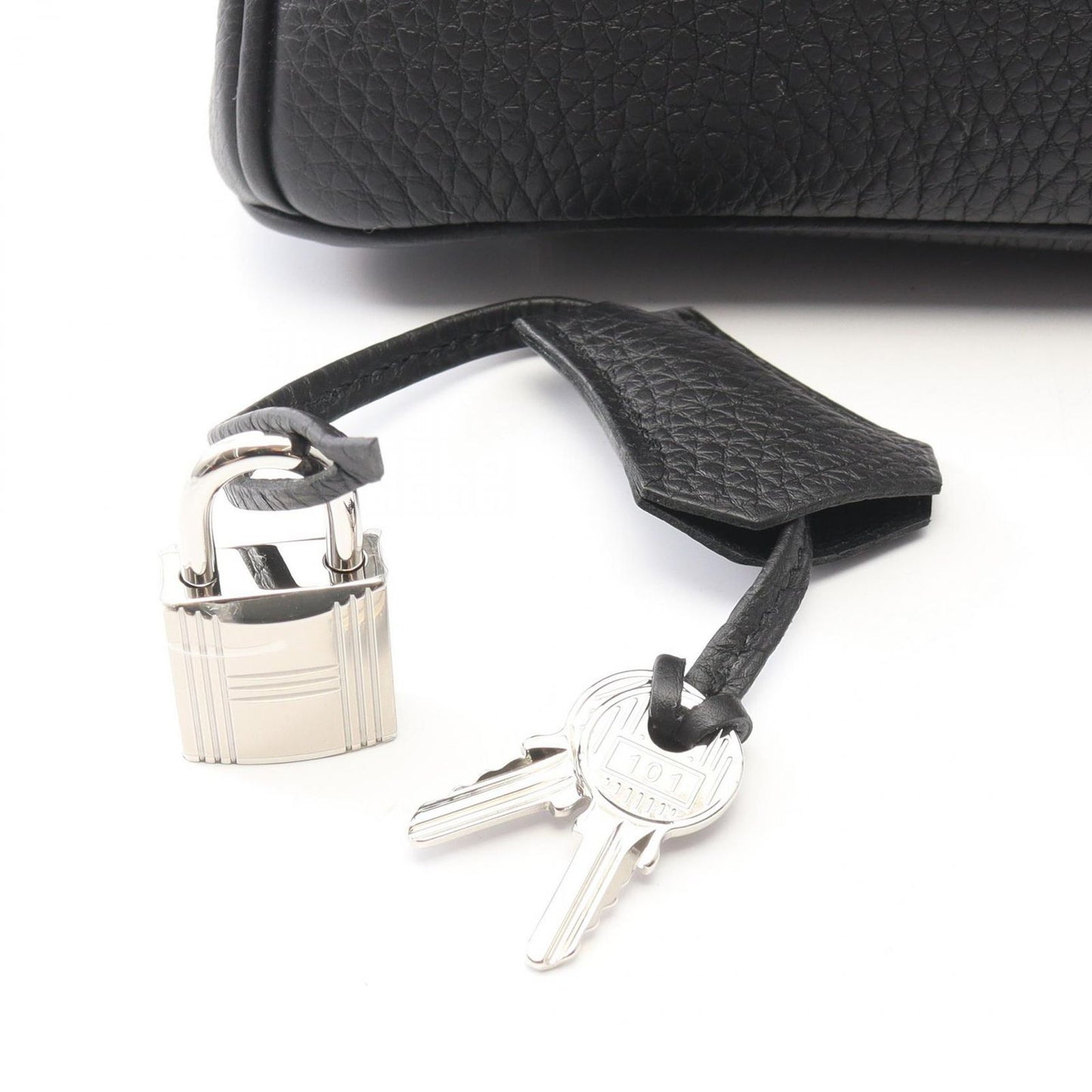 Hermes Handbag Birkin 25 Black Leather — view 5