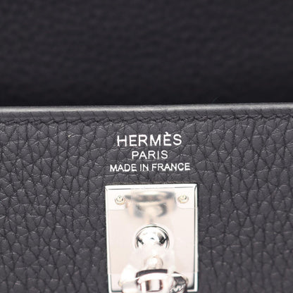 Hermes Handbag Kelly 25 Retourne 2-Way Black Leather — view 4