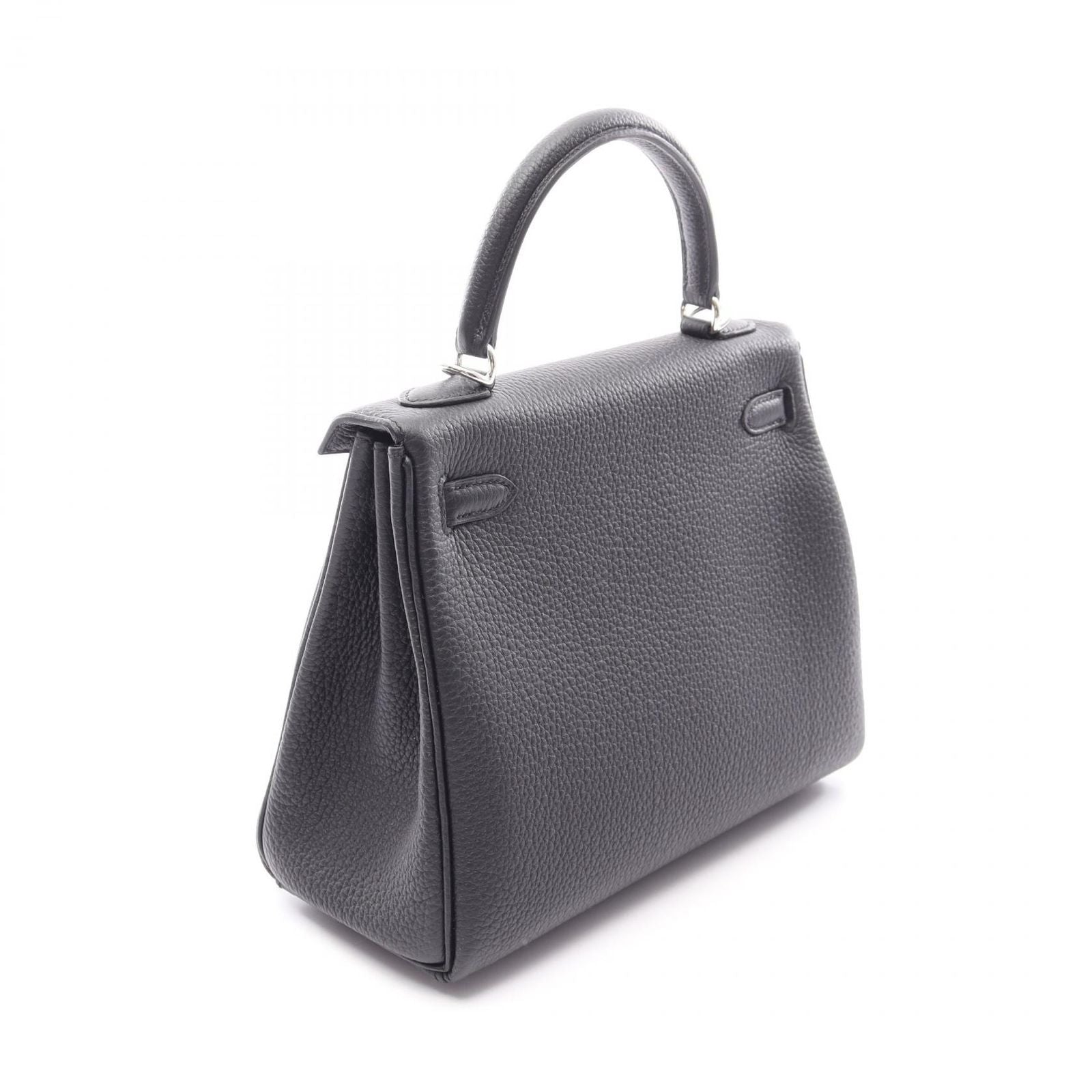 Hermes Handbag Kelly 25 Retourne 2-Way Black Leather — view 2