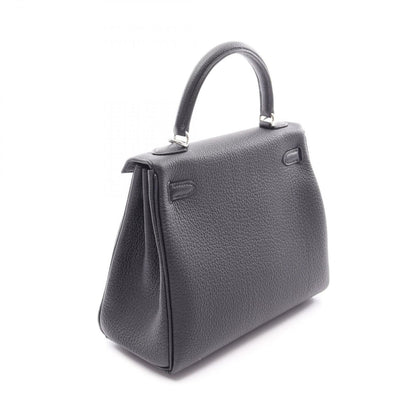 Hermes Handbag Kelly 25 Retourne 2-Way Black Leather — view 2